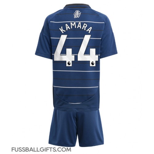 Aston Villa Boubacar Kamara #44 Fußballbekleidung 3rd trikot Kinder 2024-25 Kurzarm (+ kurze hosen)